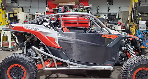 HRT Can-Am X3 2 Door Stock Windshield Radius Cage - Image 3