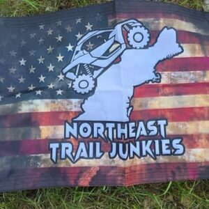 Northeast Trail Junkies Whip Flag – Patriotic Design
