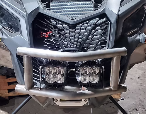 HRT Can-Am X3 Baja Armored Winch Mount Front Bumper