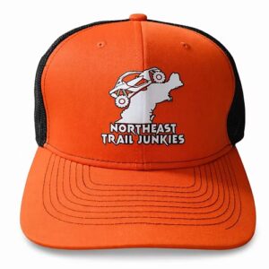 Northeast Trail Junkies Trucker Hat – Blaze Orange