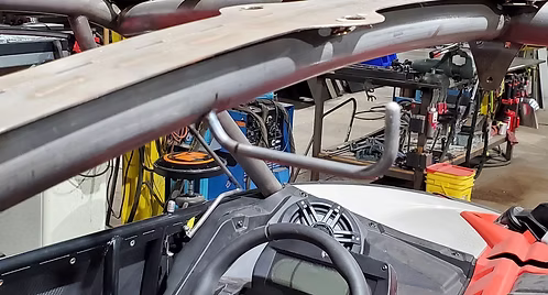 HRT Can-Am X3 2 Door Stock Windshield Radius Cage - Image 2