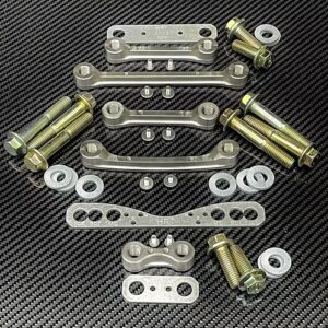 HRT Can-Am X3 Billet Rear Radius Rod Gusset Kit 2022-2025