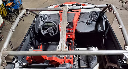 HRT Can-Am X3 2 Door Stock Windshield Radius Cage - Image 7