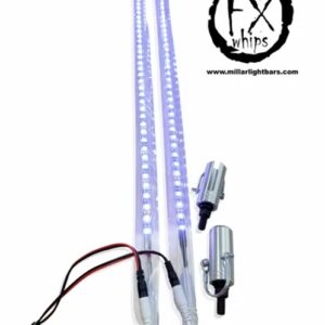 *Pair* White Led Light Whip