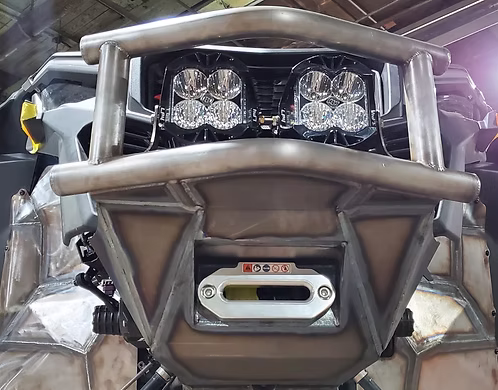 HRT Can-Am X3 Baja Armored Winch Mount Front Bumper - Image 6