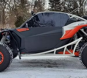 HRT Can-Am X3 2 Door Stock Windshield Radius Cage