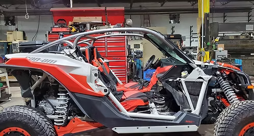 HRT Can-Am X3 2 Door Stock Windshield Radius Cage - Image 9